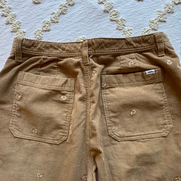 Vans x Panda collab wide leg corduroy pant. Camel. Size 30. Great condition. - Picture 5 of 12